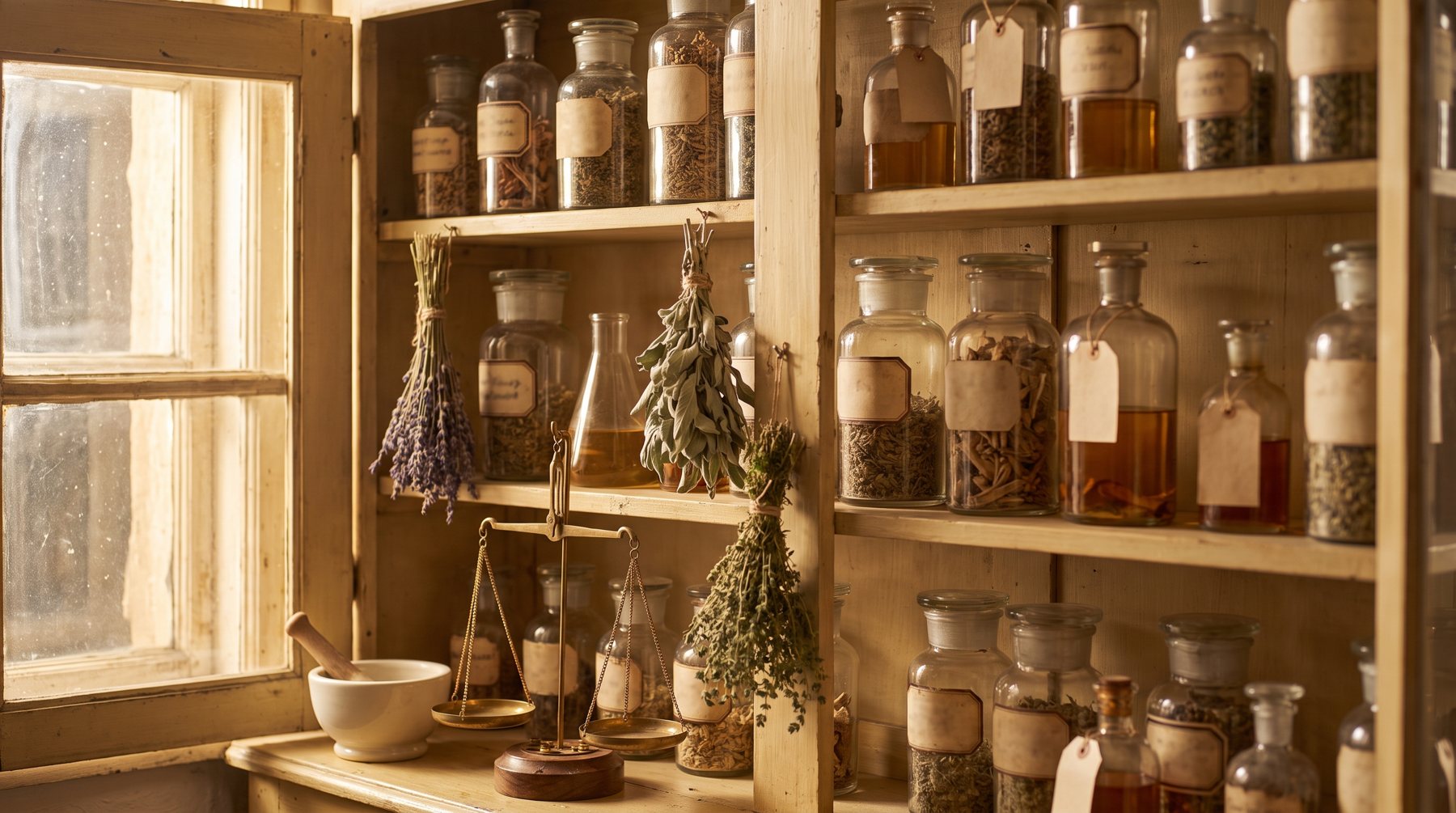 The apothecary cabinet of the Maison