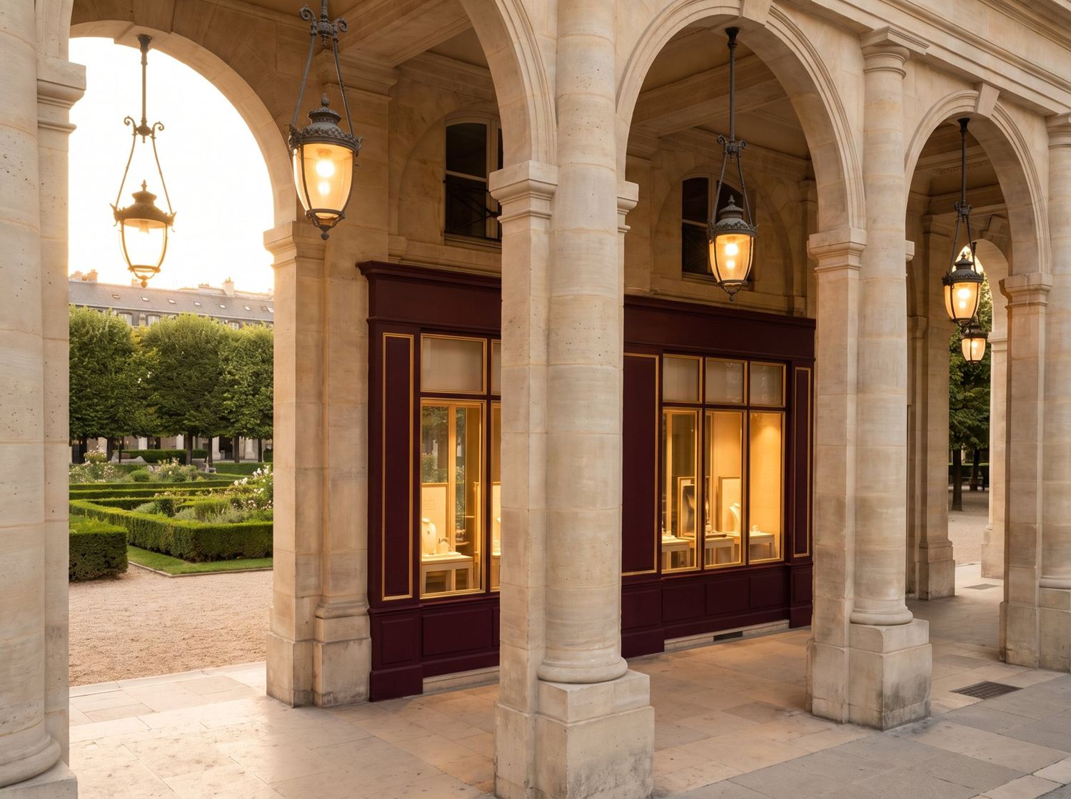 Paris — under the arcades